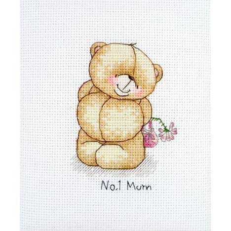 No.1 Mum Mini Forever Friends Cross Stitch Kit